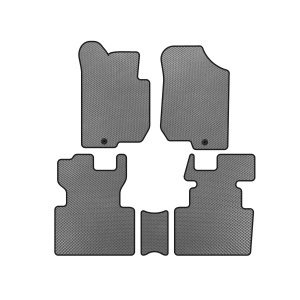 Коврики EVA Kia Carens 1999-2012 гг. (2006-2012, 2 ряда, 7-местный, Серый)