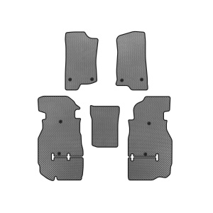 Коврики EVA Jeep Wrangler 2018- гг. (Rubicon Unlimited/5-ти дверной, Серый)