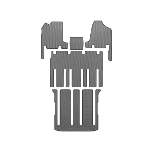 Коврики EVA Kia Carnival 2002-2013 гг. (3 ряда, Серый)