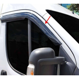 Ветровики Fiat Ducato 2006↗ и 2014↗ гг. (2 шт, Sunplex)
