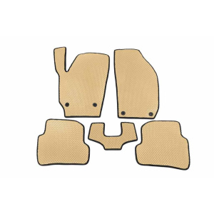 Килимки EVA Skoda Fabia 2007-2014рр. (Бежевий)