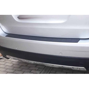 Накладка на задний бампер DPT V-2 Mercedes GL сlass X164 (ABS) Mercedes GL сlass X164 (90см, черный мат)