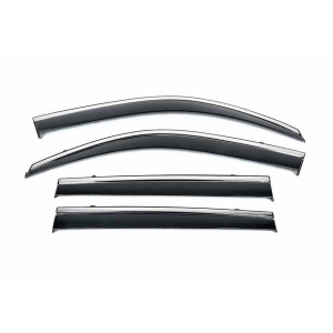 Ветровики с хромом Niken Luxury Mercedes EQC (4 шт)