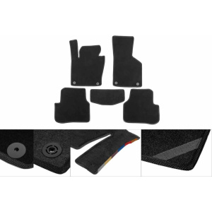 Коврики текстильные Classic Fortwo Smart 2007-2014 гг. (черные)