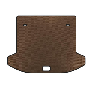 Коврик в багажник EVA Jetour X70 (2 ряда, Коричневый)