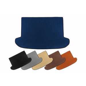 Коврик в багажник Mitsubishi Lancer 9 2004-2008 гг. (SD, Синий)