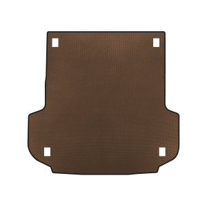 Коврик в багажник Mitsubishi Pajero Sport 2015- гг. (Коричневый)