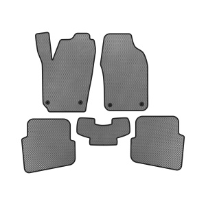 Коврики EVA Volkswagen Polo 2001-2009 гг. (HB, 3/5-дверный, Серый) — VolksWagen Polo 4 2001-2005