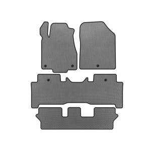 Коврики EVA Acura MDX 2007-2013 гг. (3 ряда, Серые) — Acura MDX 2005-2013