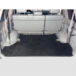 Текстильный коврик багажника Premium 2 шт Черный Toyota Land Cruiser 100 1998-2007 гг. (7 мест) — Тойота Land Cruiser 100 2001-2007