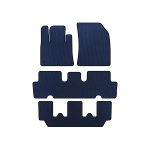 Коврики EVA V1 Citroen C-4 Picasso 2013–2022 гг. (3 ряда, Синие) — Citroen C8 2002-