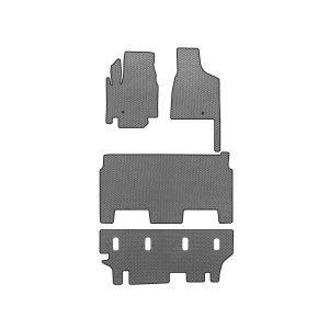 Коврики EVA Dodge Grand Caravan V 2008-2020 гг. (2008-2020, 3 ряда, 8-местный/Комплектация SXT, Серый) — Dodge Caravan с 2000