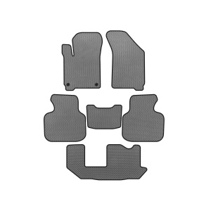 Коврики EVA Dodge Journey 2008-2020 гг. (2011-2020, 3 ряда, 7-местный, Серый)