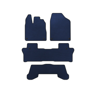 Коврики EVA Honda Pilot 2015-2022 гг. (3 ряда, Синие) — Honda Pilot 2016-2023