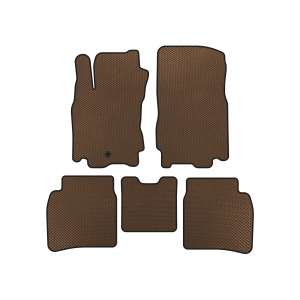 Коврики EVA Nissan Note 2004-2012 гг. (Коричневые) — Nissan Note 2006-2013