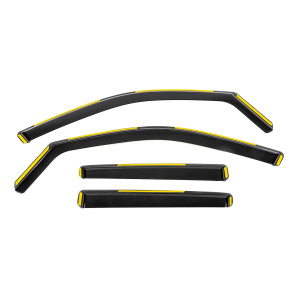 Вставные ветровики Niken Luxury Mercedes GLE/ML сlass W166 2011-2018 гг. (4 шт) — Mercedes GLE (C292) Suv W166 с 2015