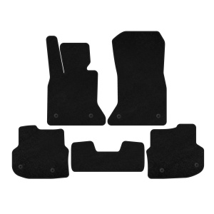 Текстильные коврики Deluxe BMW 5 серия F10/F11 2010–2016 гг. (2010-2013, Черный) — BMW 5 F10/F11 2012-2016