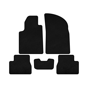 Текстильные коврики Deluxe Citroen C-3 2002-2009 гг. (Черный) — Citroen C3 2002-2009