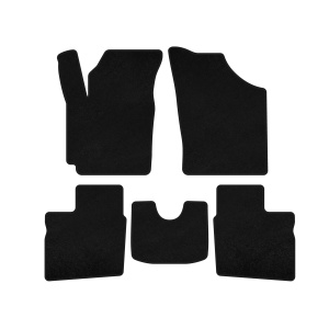 Текстильные коврики Deluxe Geely CK-1 2005-2008 гг. (2005-2009, SD, черный) — Geely CK 2006-2009