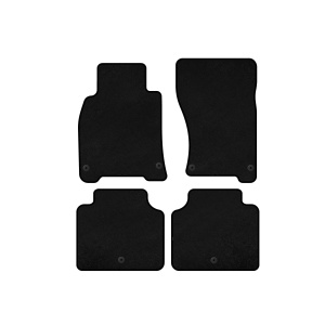 Текстильные коврики Deluxe Infinity M35/37/45 2003-2014 гг. (Для M37, Черный) — Infiniti M 2006-2010