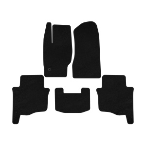 Текстильные коврики Deluxe Jeep Grand Cherokee WK 2004-2010 гг. (Черный) — Jeep Grand Cherokee 2004-2010