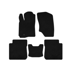 Текстильные коврики Deluxe Mitsubishi Outlander 2001-2006 гг. (Черный) — Mitsubishi Outlander 2001-2007