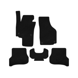 Текстильные коврики Deluxe Seat Altea 2004-2015 гг. (Черный)