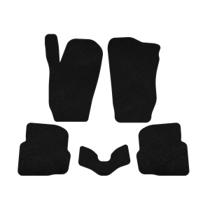 Текстильные коврики Deluxe Seat Cordoba 2000-2009 гг. (SD, Черный) — Seat Ibiza 2002-2009