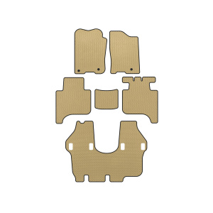Коврики EVA Infiniti QX56 2004-2010 гг. (3 ряда, 2004-2008, Бежевые)