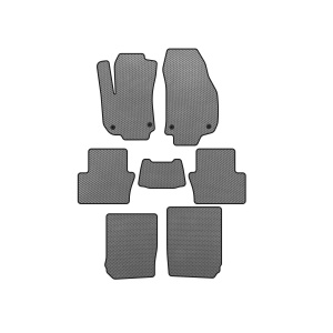 Коврики EVA Opel Zafira B 2005–2011 гг. (3 ряда, Серые) — Opel Zafira B 2005-2012