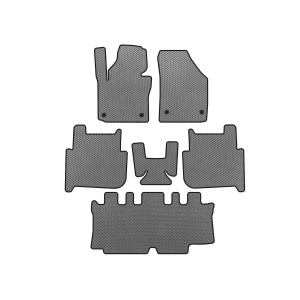 Коврики EVA Volkswagen Touran 2003-2010 гг. (3 ряда, 2006-2010, 7-местный, Серый) — VolksWagen Touran 2003-2015
