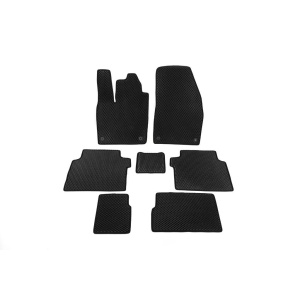 Коврики EVA Volkswagen ID.6 2021- гг. (черные) 2 Ряда — VolksWagen ID 6