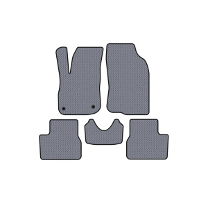 Резиновые Коврики Carsuit Peugeot 2008 2013-2019 гг. (Серый)