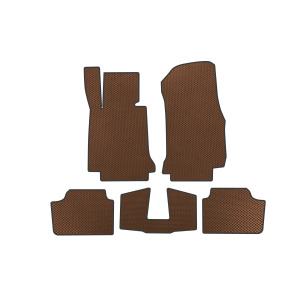 Коврики EVA BMW 2 серия F22/F23 2014-2021 гг. (Для F22, коричневые) — BMW 2 2014-2020