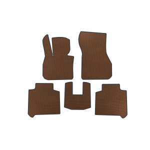 Коврики EVA BMW 2 серия Active Tourer F45/F46 2014-2021 гг. (2 ряда, Для F46, Коричневые) — BMW 2 2014-2020