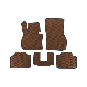 Коврики EVA BMW X1/iX1 (U11) 2022- гг. (Для X1, Коричневые) — BMW iX1 (U11)