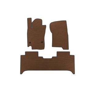 Коврики EVA V2 Nissan Navara/NP300 2016- гг. (Коричневые) — Nissan Navara с 2010