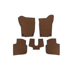 Коврики EVA Seat Toledo 2012-2019 гг. (Коричневые) — Seat Toledo с 2012