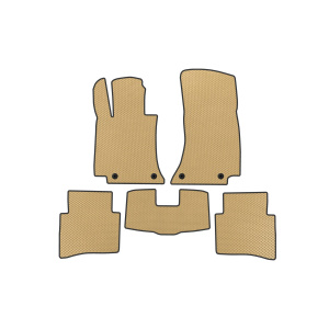 Коврики EVA Mercedes E-сlass W214 2023- гг. (SD, Бежевые) — Mercedes E [214]