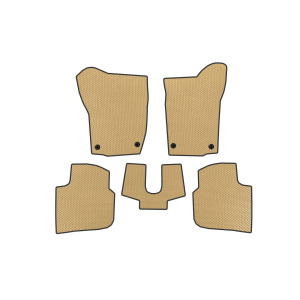 Коврики EVA Seat Toledo 2012-2019 гг. (Бежевые) — Seat Toledo с 2012