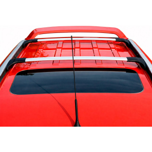 Багажник Ford Ecosport 2013-2022 гг. (поперечины) на интегрированные рейлинги OEM Ford Ecosport 2013-2022 гг. (2 шт.) Черный — Ford Eco Sport 1 2012-2017