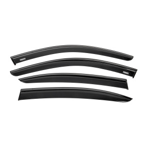 Ветровики с чёрным молдингом Niken Luxury BMW 3 серия E90/E91 2005-2011 гг. (4 шт) — BMW 3 E90 2005-2009