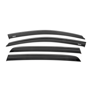 Ветровики с черным молдингом Niken Luxury Volkswagen Golf 6 2008-2014 гг. (HB, 4 шт) — VolksWagen Golf 6 2008-2012