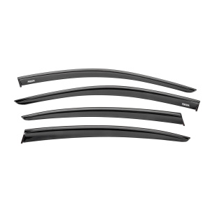 Ветровики с чёрным молдингом Niken Luxury Volkswagen Passat B8 2015-2023 гг. (4 шт) — VolksWagen Passat B8 с 2015-