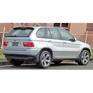 Бризковики для BMW X5 З підніжками 2002-2007 Для авто із заводськими підніжками і без M пакета.- Xukey