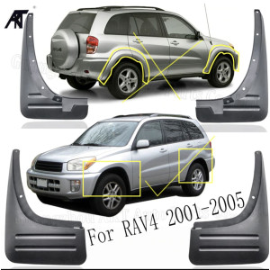 Брызговики для Toyota RAV4 без расширителей 1997-2005 - Xukey