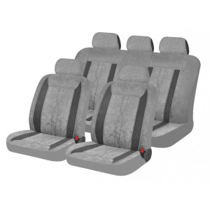 Чехлы для автомобильных сидений Hadar Rosen LEADER, Светло-Серый/Темно-Серый 10413
