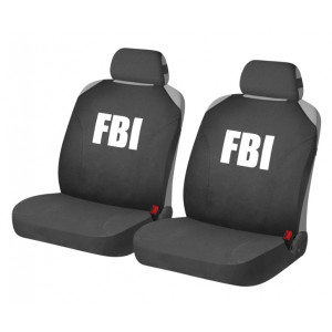 Накидки Фронт для автомобильных сидений Hadar Rosen HOTPRINT FBI, Черный 21153