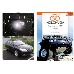 Защита Kia Ceed 2006-2012 V- все двигатель, КПП, радиатор - Kolchuga