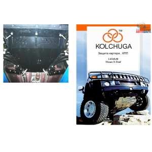 Защита Renault Koleos 2008-2017 V- все двигатель, КПП, радиатор - Kolchuga